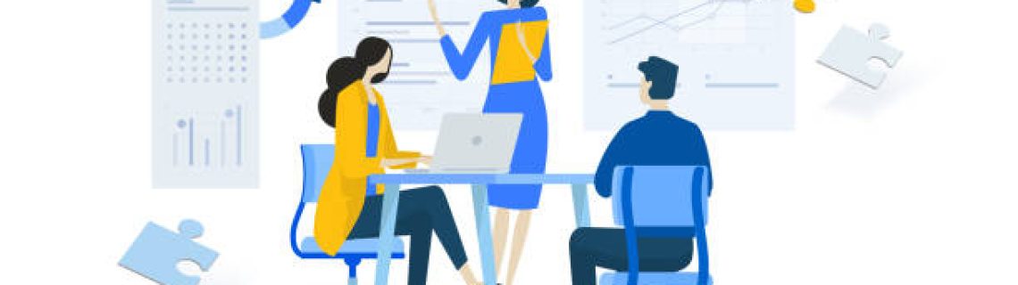 Vector illustration for website banner, marketing material, business presentation, online advertising.